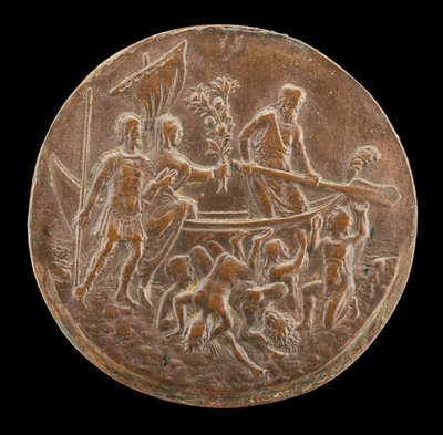 Énée descendant aux Enfers, quatrième quart du 15e siècle - Master of the Orpheus Legend