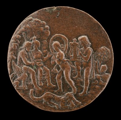 Orphée et Eurydice devant Pluton et Proserpine, quatrième quart du XVe siècle - Master of the Orpheus Legend