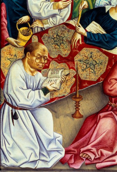 La mort de la Vierge (détail) - Master of the Rhine