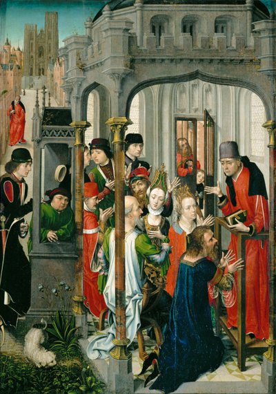 La prédication de Saint Géry, " le sermon pastoral ", avec l