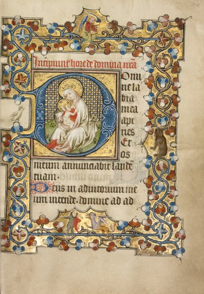 Initiale D : La Vierge et l