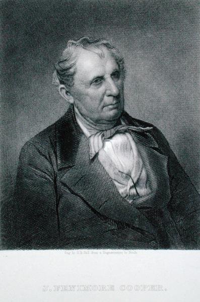 James Fenimore Cooper (1789-1851), gravé par Henry Bryan Hall d