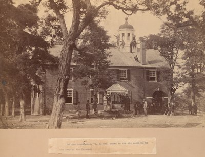 Fairfax Court House, Virginie, avec des soldats de l