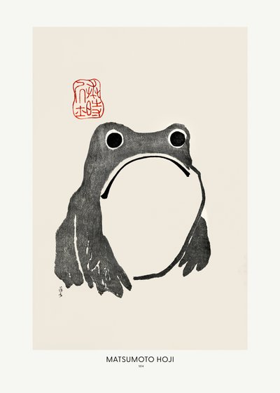 « La grenouille » (1814) de Matsumoto Hoji - Matsumoto Hoji