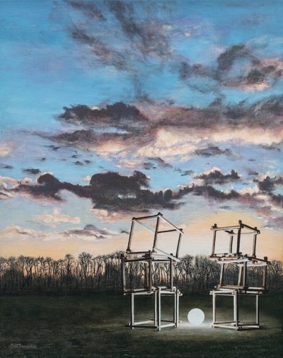 Placeholder, 2022 (acrylique sur toile) - Matt Bannister