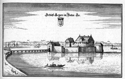 Argen - extrait de Topographia Sueviae (Schwaben) - Matthaus Merian