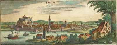Dubrovnik - Ragusa, Negroponte (recadré) - Matthaus Merian