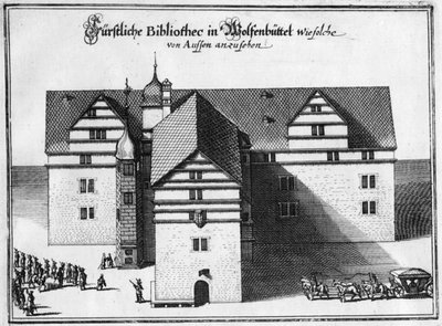 Bibliothèque Herzog August à Wolfenbüttel, entre 1655 et 1660 - Matthaus the Elder Merian