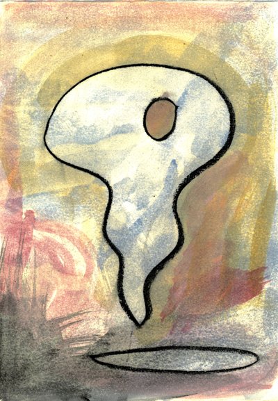sweet morning 8, 2021 (aquarelle, fusain) - Matthew Hilton