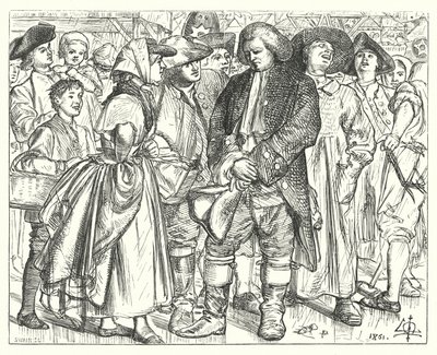 La pénitence du Dr Johnson - Matthew James (attr. to) Lawless