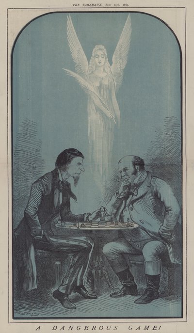 Un jeu dangereux ! (lithographie en couleur) - Matthew