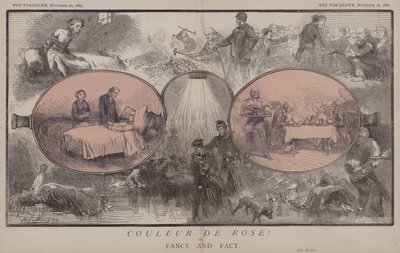Couleur de Rose ! ou, Fantaisie et Réalité (lithographie en couleur) - Matthew