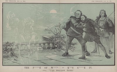 Le Prince de Galles, à George IV : Je te suivrai ! - Matthew