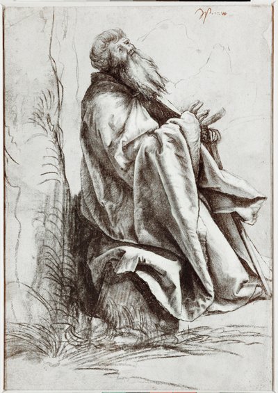 Saint Antoine de Padoue en prière - Matthias Gruenewald