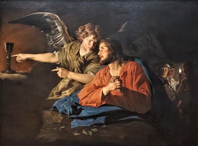 Le Christ sur le mont des Oliviers - Matthias Stom