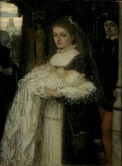 Procession de baptême à Lausanne, 1873 - Matthijs Maris