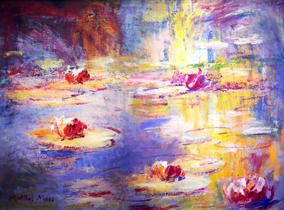 Nénuphars colorés - Matthys Moss