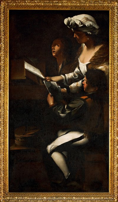 Chanteurs, vers 1630 (peinture sur toile) - Mattia (1613-99) Preti