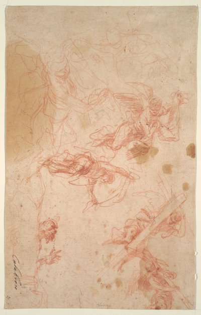 Anges portant la Sainte Croix et le Suaire - Mattia Preti