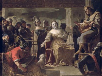 La Reine de Saba devant Salomon - Mattia Preti