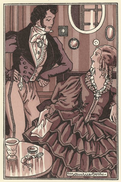 Illustration pour Scènes de la vie de Bohème par Henri Murger - Maurice Berty