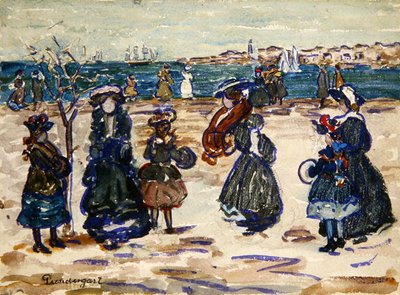 À travers le port, Salem - Maurice Brazil Prendergast
