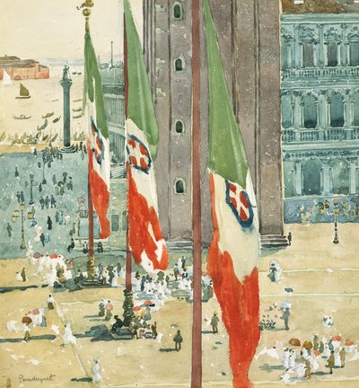 Piazza di San Marco - Maurice Brazil Prendergast