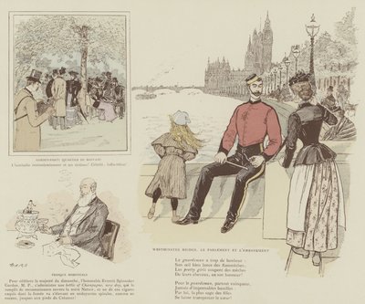 Illustration pour La Vie De Londres - Maurice Charles Mathieu Bonvoisin