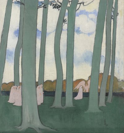 Paysage avec arbres verts ou hêtres à Kerduel, 1893 - Maurice Denis