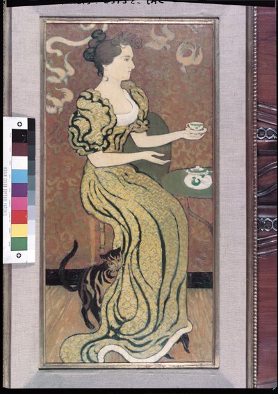 Madame Ranson et son chat, c.1892 - Maurice Denis