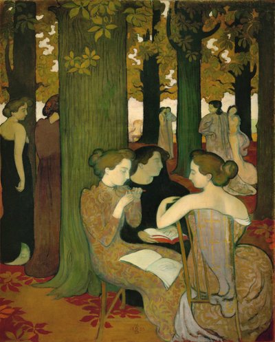 Muses ... (peinture sur toile) - Maurice Denis