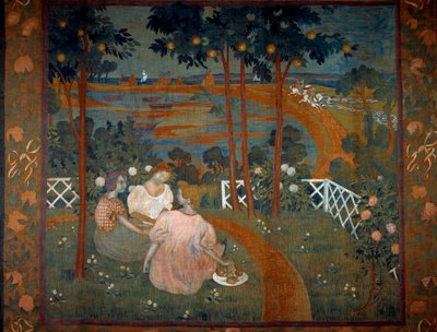 Le Jour de la Chevalerie Projet de tapisserie par Maurice Denis - Maurice Denis