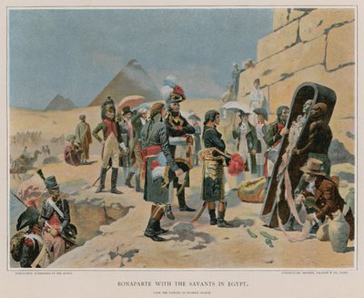 Bonaparte avec les savants en Égypte - Maurice Henri Orange
