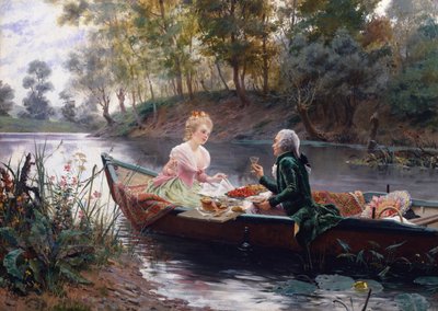 Un déjeuner romantique - Maurice Leloir