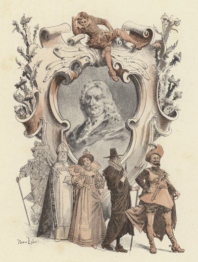 Alain-René Lesage, portrait - Maurice Leloir