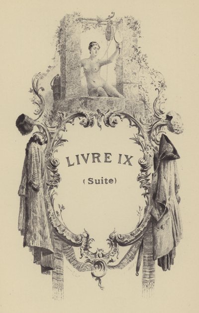 Illustration pour le Livre IX des Confessions de Jean-Jacques Rousseau - Maurice Leloir