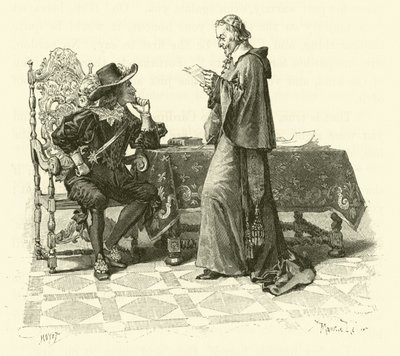 Illustration pour Les Trois Mousquetaires - Maurice Leloir