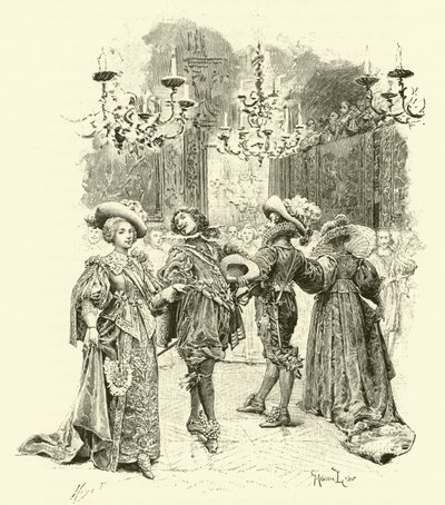 Illustration des Trois Mousquetaires - Maurice Leloir
