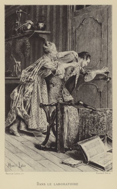 Dans le laboratoire - Maurice Leloir