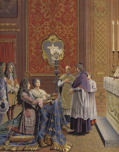 Mariage de Louis XIV et Madame de Maintenon - Maurice Leloir