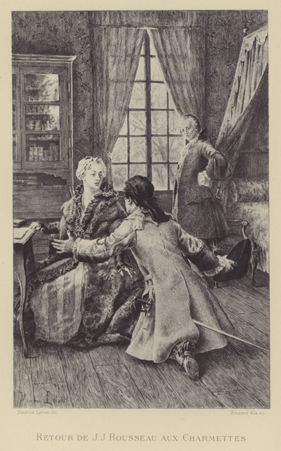 Retour de Jean-Jacques Rousseau aux Charmettes - Maurice Leloir