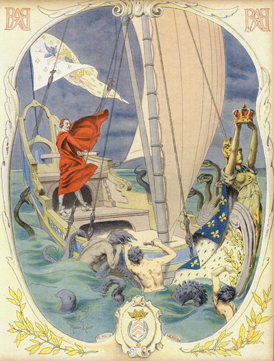 Richelieu dirigeant le navire de l