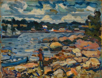 Brooksville, Maine (Rivière et rochers) - Maurice Prendergast