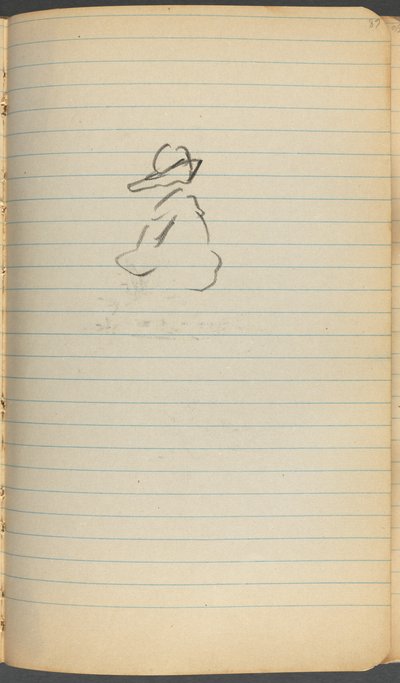 Sketchbook, page 068 : Figure - Maurice Prendergast