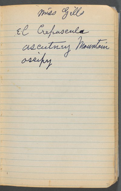 Carnet de croquis, page 077 : Notes - Maurice Prendergast