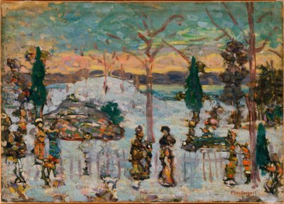 De la neige en avril - Maurice Prendergast