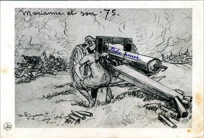 Carte postale, Satirique en N & B - Maurice Radiguet