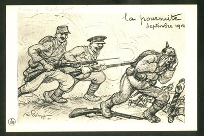 Carte postale, satirique en N & B - Maurice Radiguet