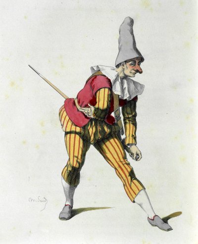 Brighella (gravure) - Maurice Sand