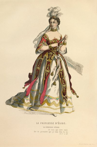 Costume pour le rôle de La princesse d